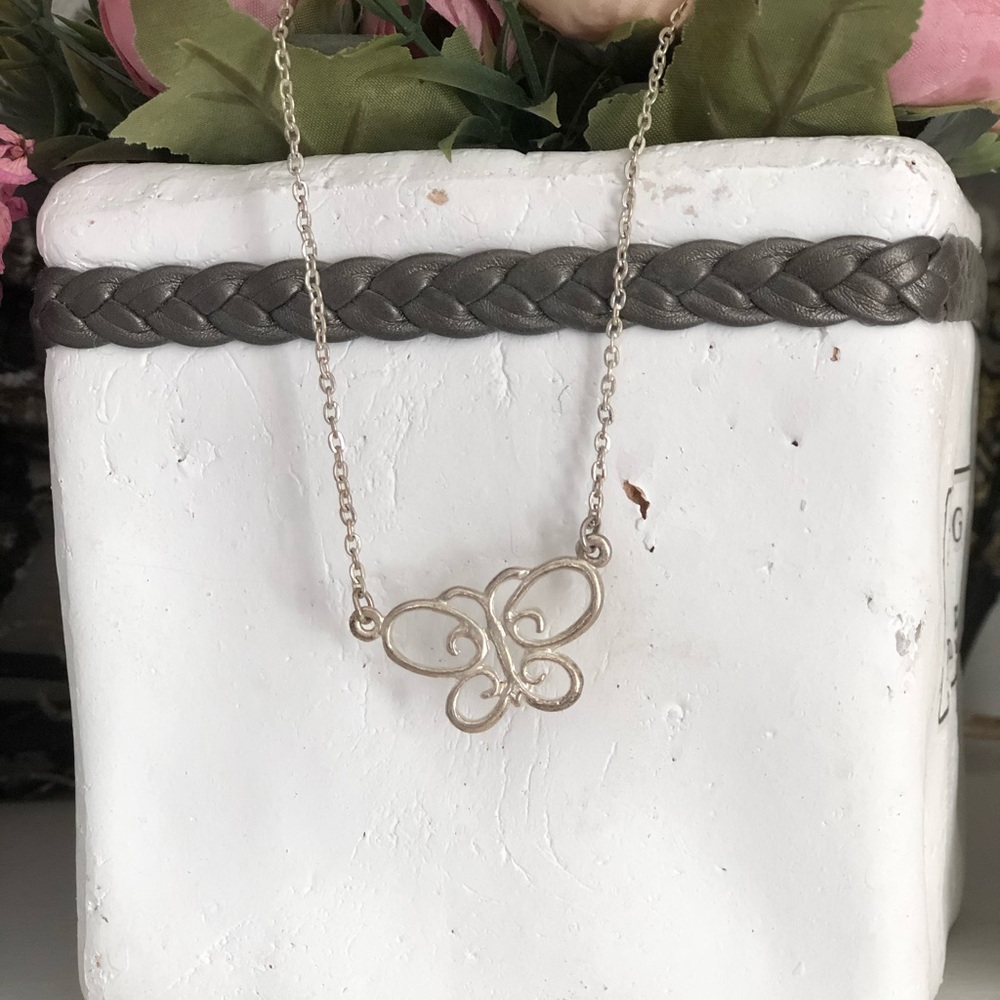 Butterfly Silver Necklace